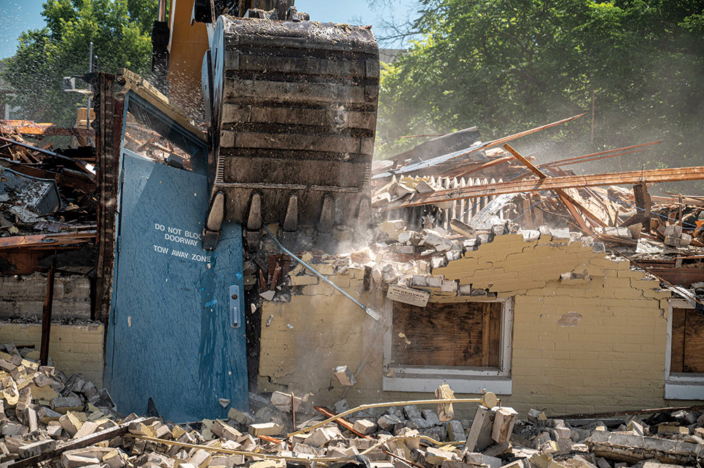 Macalester College Building Demolition