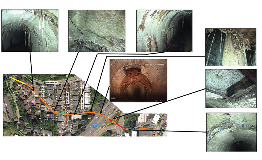 Old Carolina trunk line corrosion