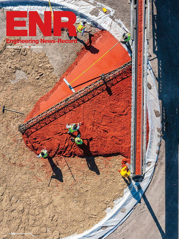 Hospitality Court Roundabout Pour