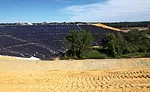 installing landfill cap at Sutton Brook Superfund site