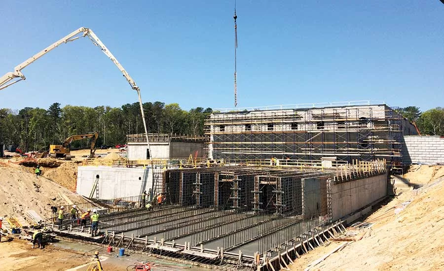 Construction of an 8-mgd Water Treatment Plant