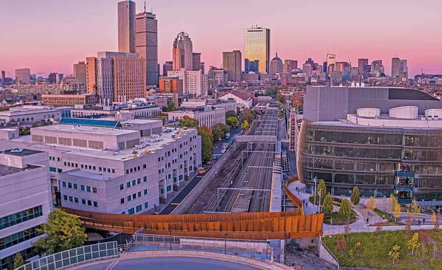 Northeastern University ISEC Pedestrian Crossing