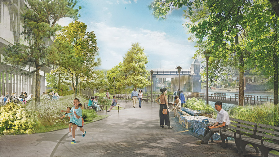 Bronx Point’s waterfront space