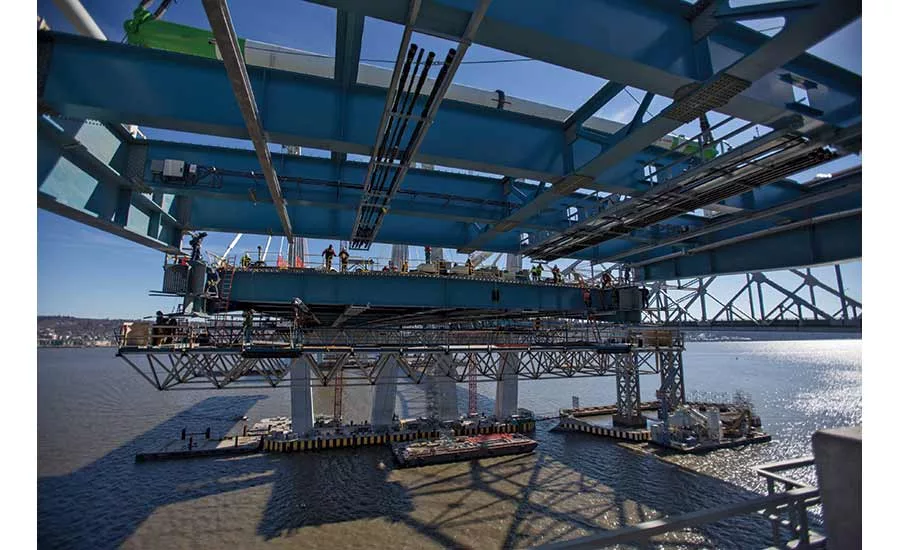gauges and meters embedded in superstructure