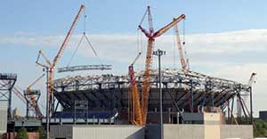 USTA Arthur Ashe Stadium construction