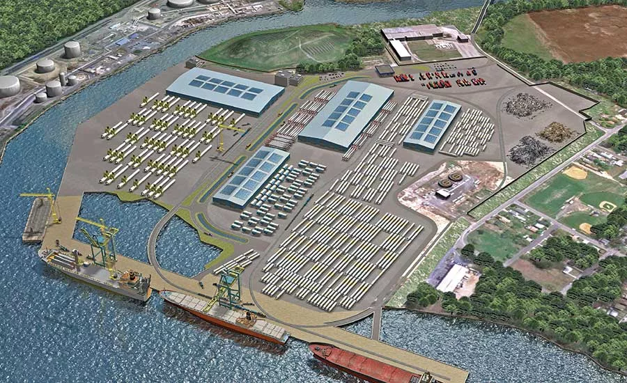 New Jersey, the Pausboro Marine Terminal