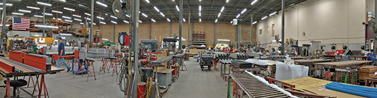 CMI’s metal fabrication shop