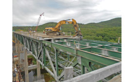 Southbound bridge demolition