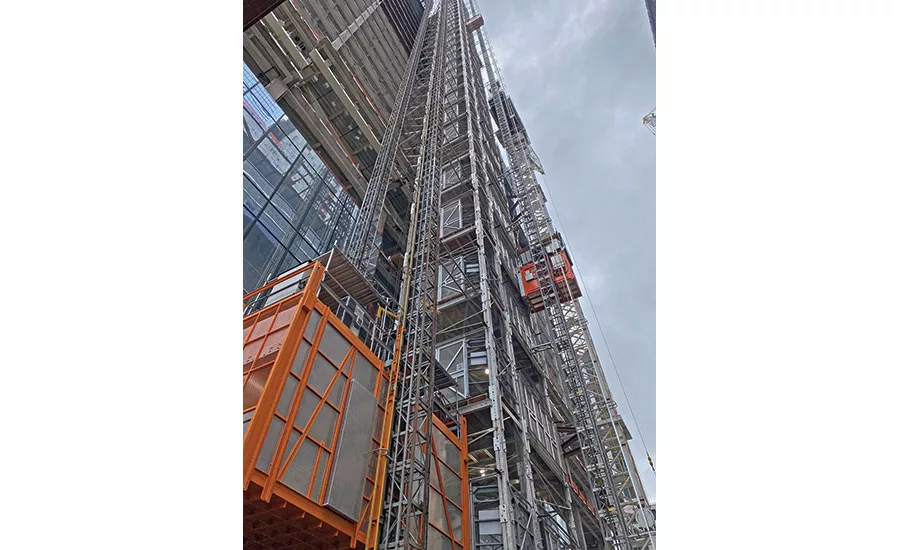Hoisting services for construction