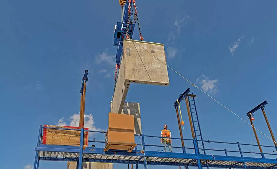 Precast panel segments