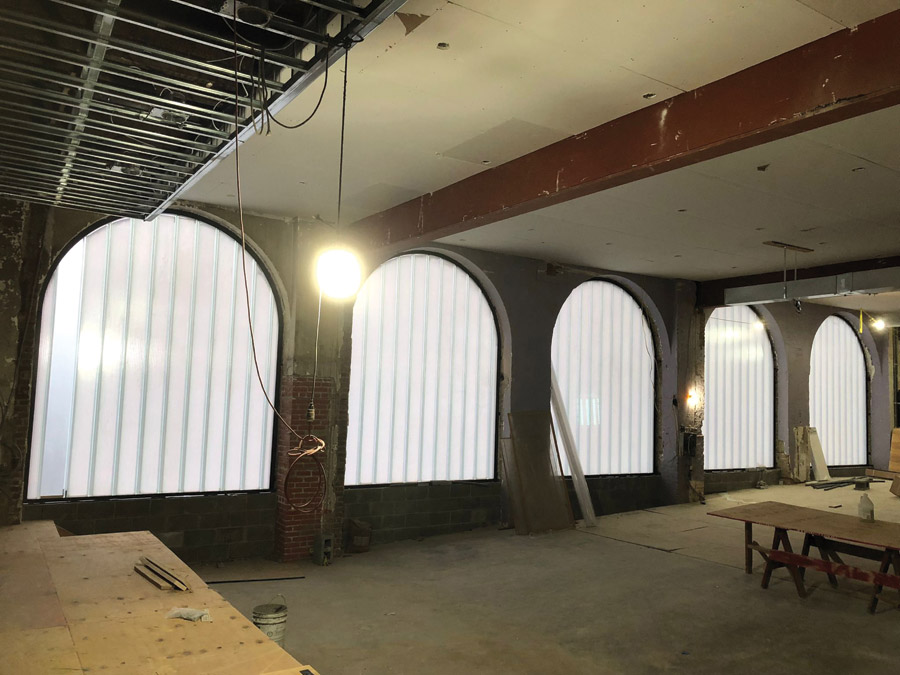 Pilkington arched insulated glass panels