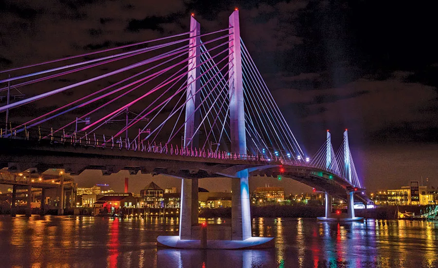Tilikum Crossing light system