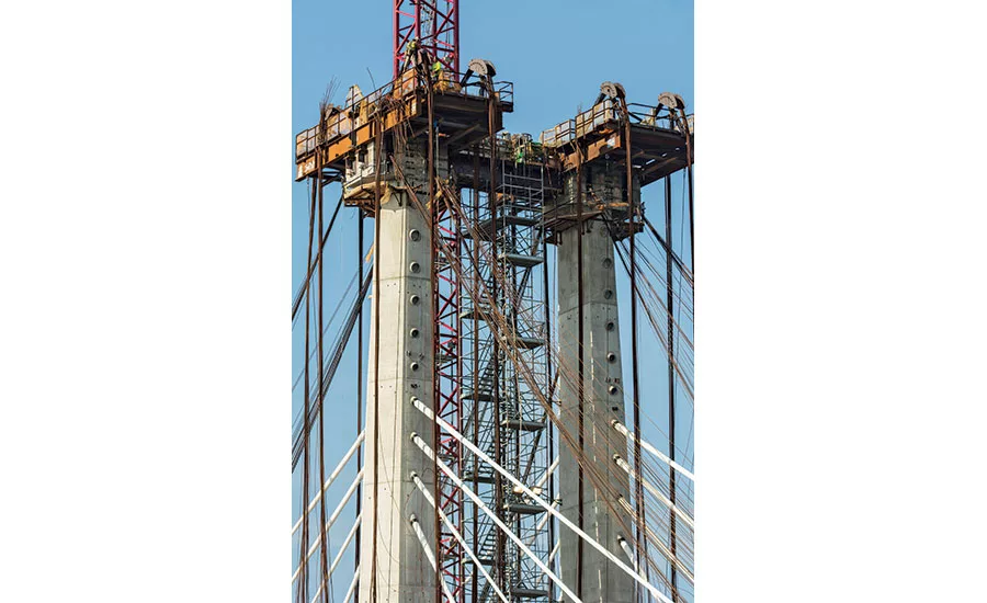 Tilikum Crossing steel frame