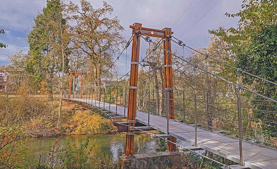 J. Polk Currin Swinging Bridge