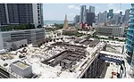 Seven-story post-tensioned concrete parking garage