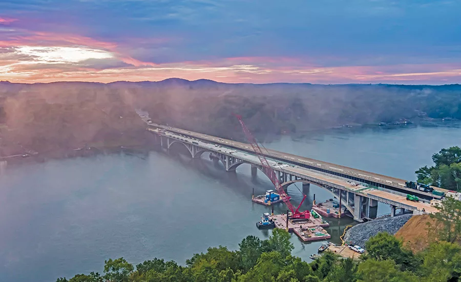 Lake Tillery bridge rehabilitation