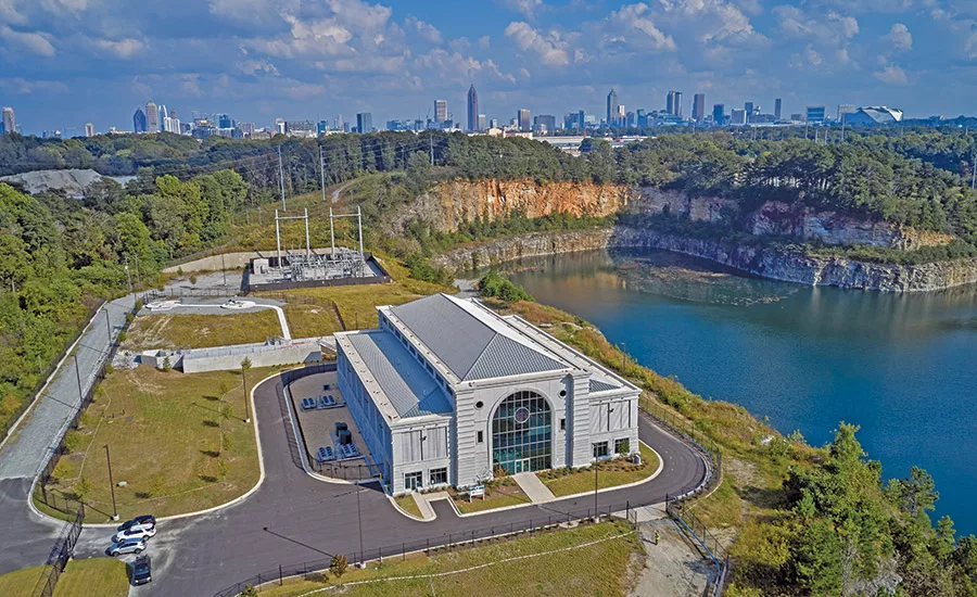 Atlanta's water supply pump station
