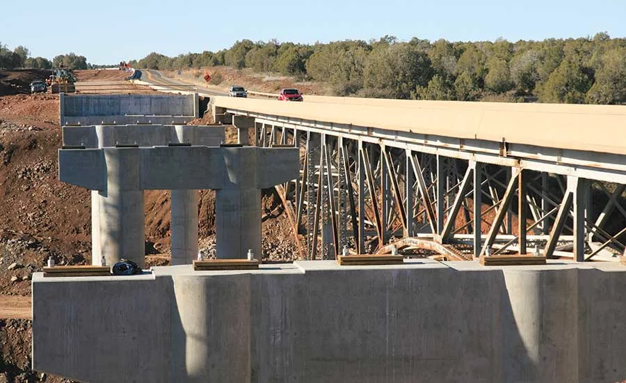 decks of old and new Hell Canyon bridges