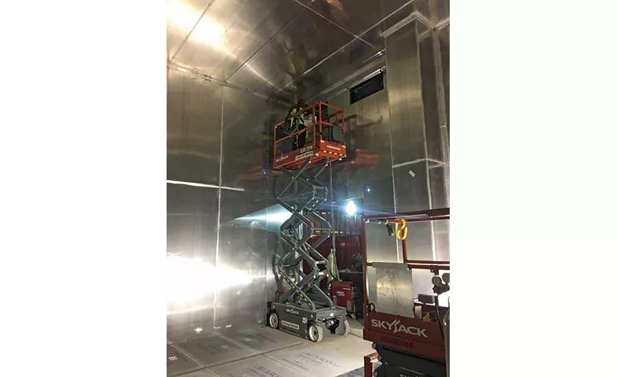 4-ft-thick concrete walls
