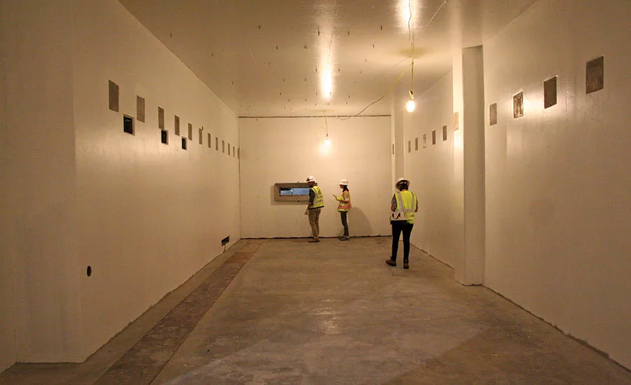 Two laser vaults