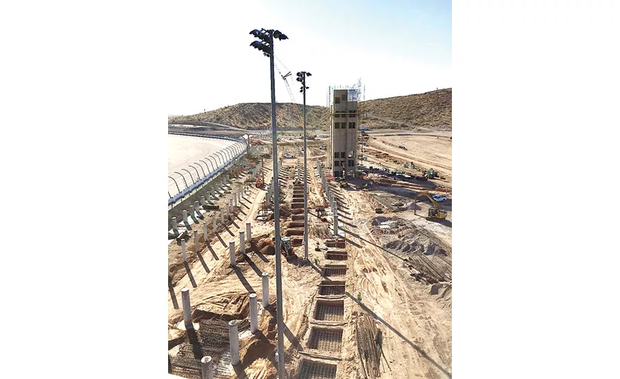 ISM Raceway footings