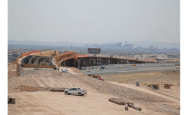 Nevada Speedway Interchange construction