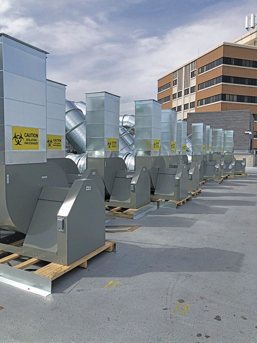 temporary rooftop units