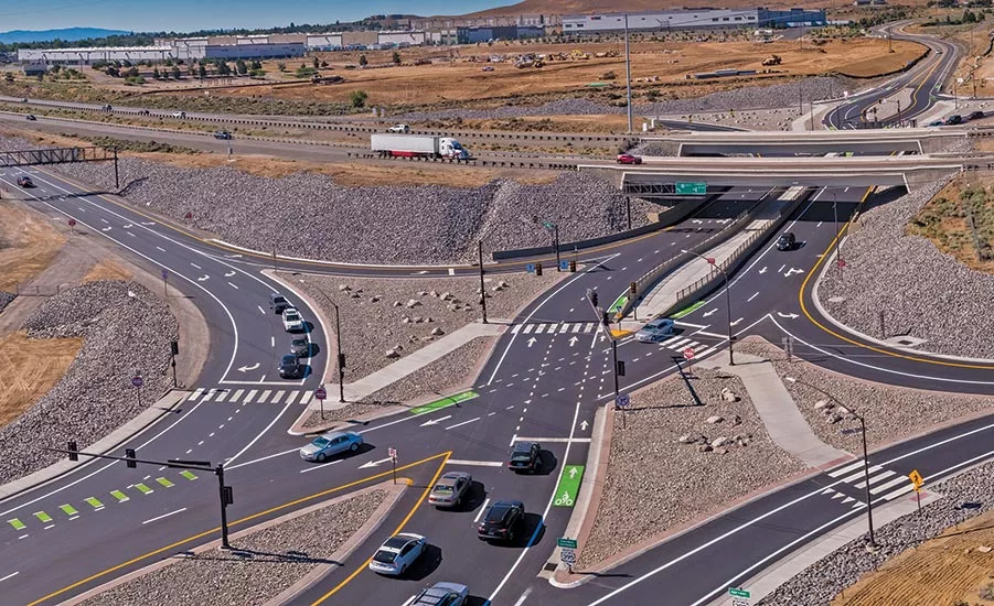 Lemmon Drive Diverging Diamond Interchange