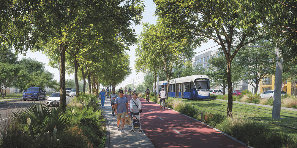 light rail system