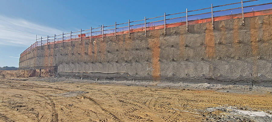 soil nail wall