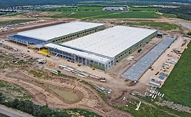 manufacturing facility under construction