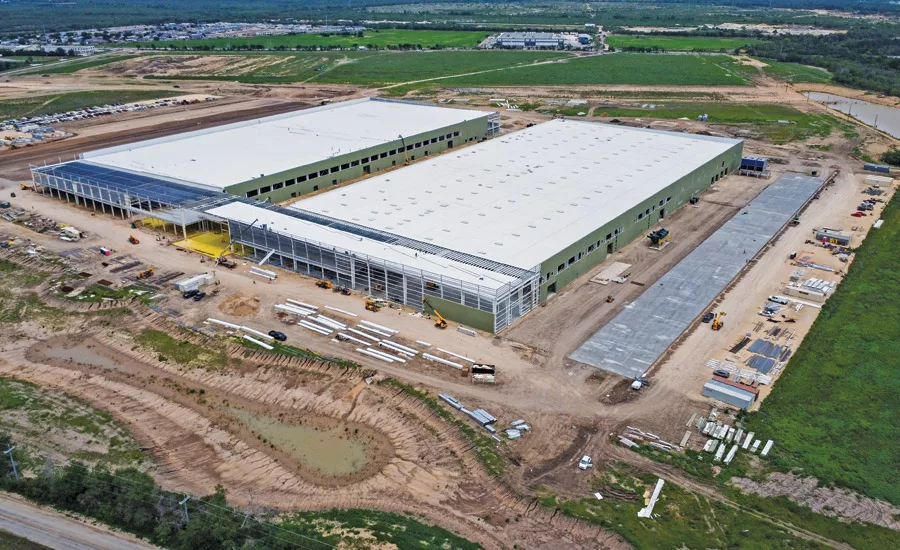 manufacturing facility under construction