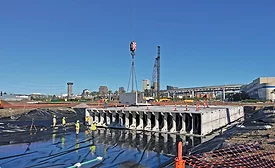 New Orleans River District’s underground stormwater vault