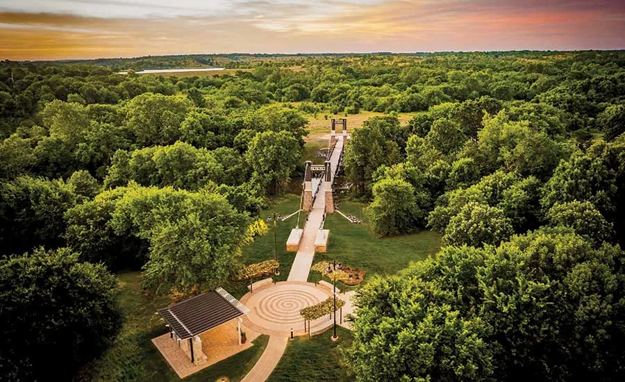 Chickasaw National Cultural Center and National Recreation Bridge