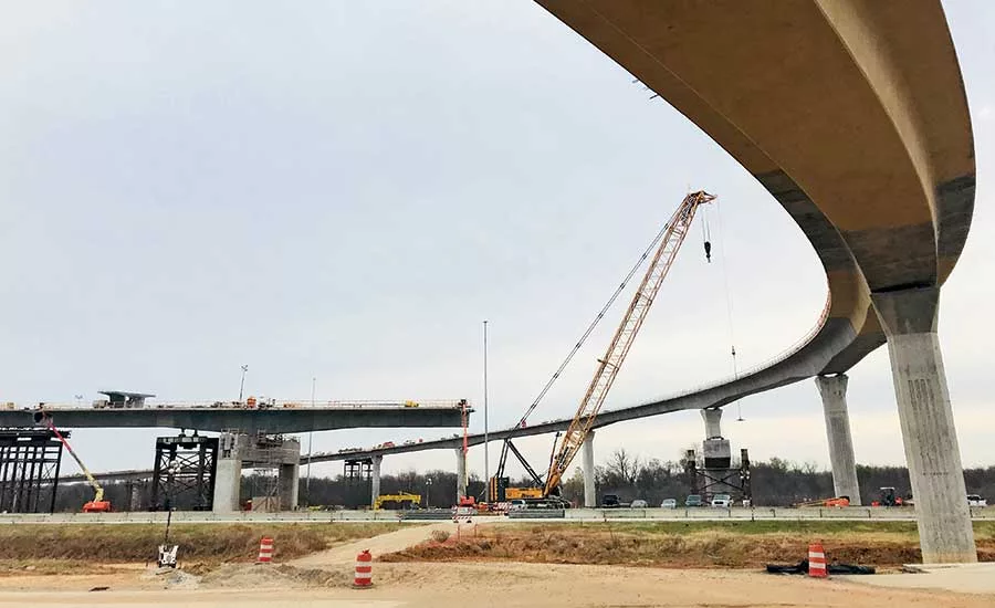 Interchange’s three bridge ramps