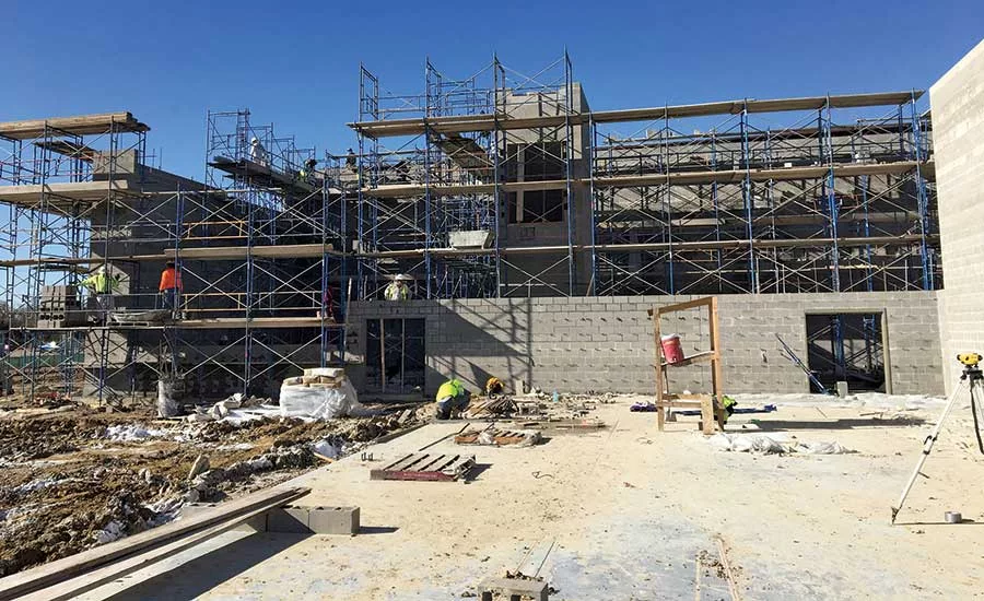 Rising structural CMU walls