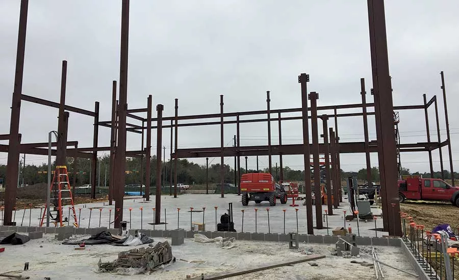 Steel erection