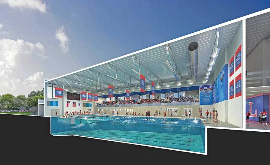 Lamar High School’s new four-story academic wing