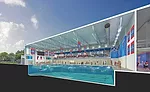 Lamar High School’s new four-story academic wing