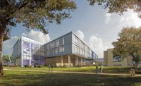Lamar High School’s new four-story academic wing