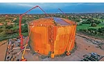 10-million-gallon storage tank