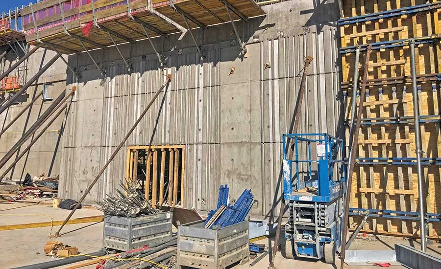Walls take shape