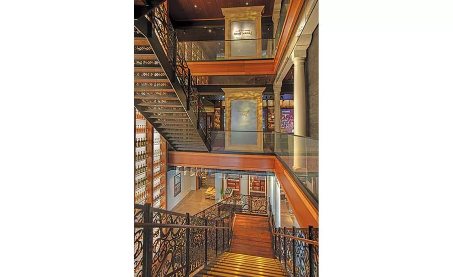 Sazerac House floors