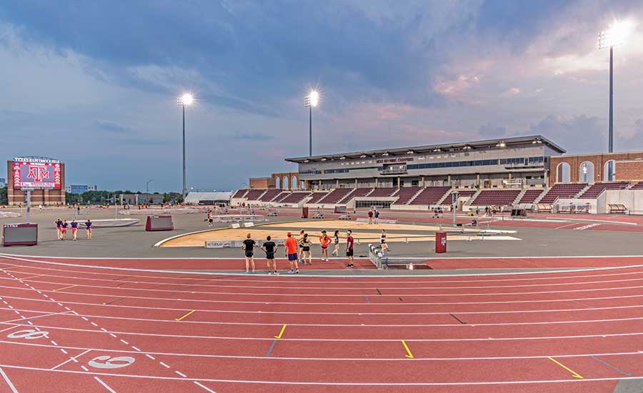 Texas A&M University E.B. Cushing Track & Field Stadium
