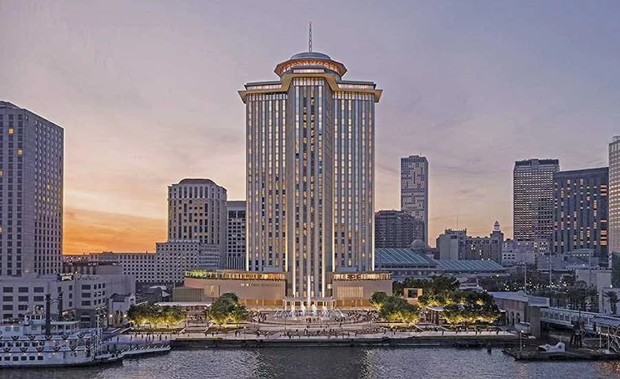 Four Seasons Hotel on the New Orleans riverfront