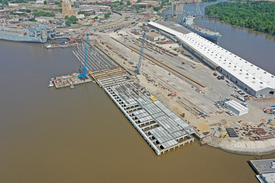 The new port terminal