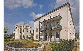 The Greek Revival structure