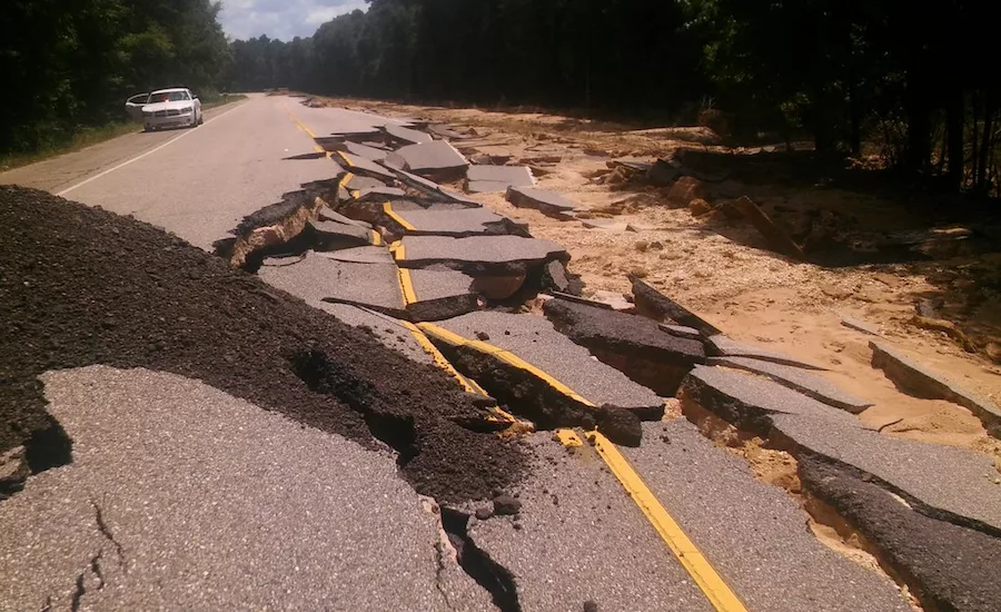 Louisiana Flood Damage