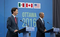 Trudeau, Obama