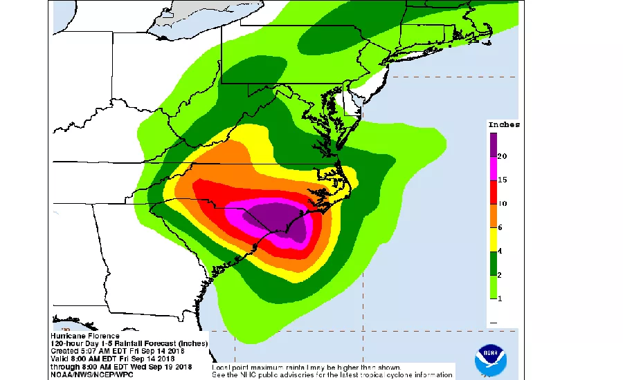 NOAA rain